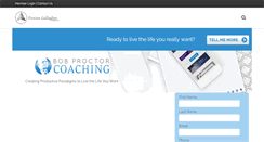 Desktop Screenshot of bobproctorcoaching.com